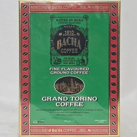 Bacha Grand Torino Coffee Medium Roast Ground Coffee 100% Arabica Coffee 12 Oz - Picture 1 of 5